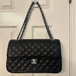 Black purse, Silver accents, NWT